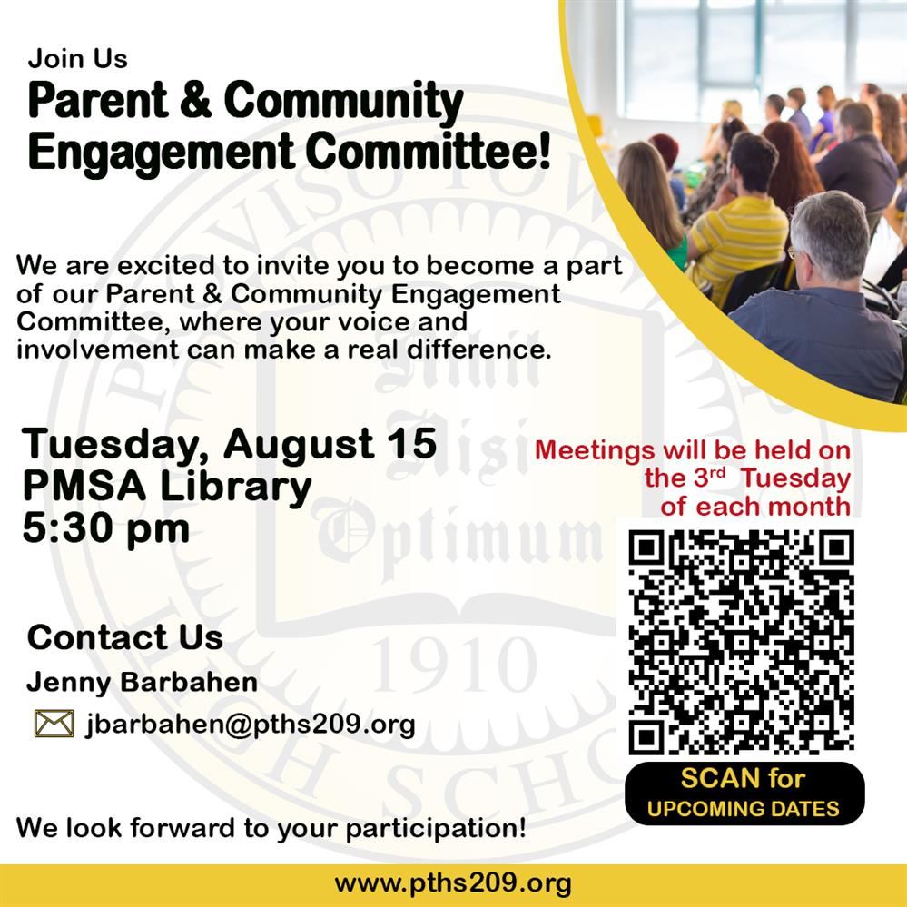  Parent and Community Engagement Committee Meeting
